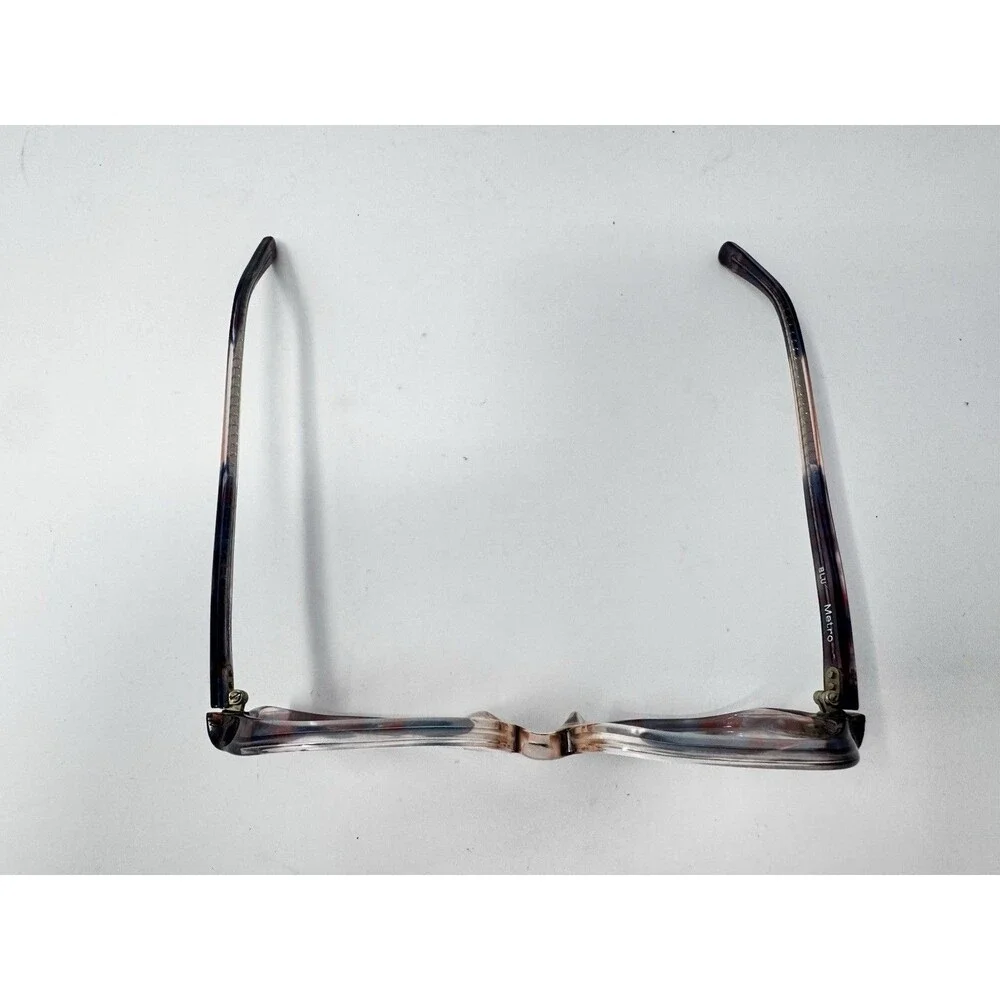 Vintage UNIVIS Metro Eyeglass Frames BLU Pink Blue Fade 48-12-140